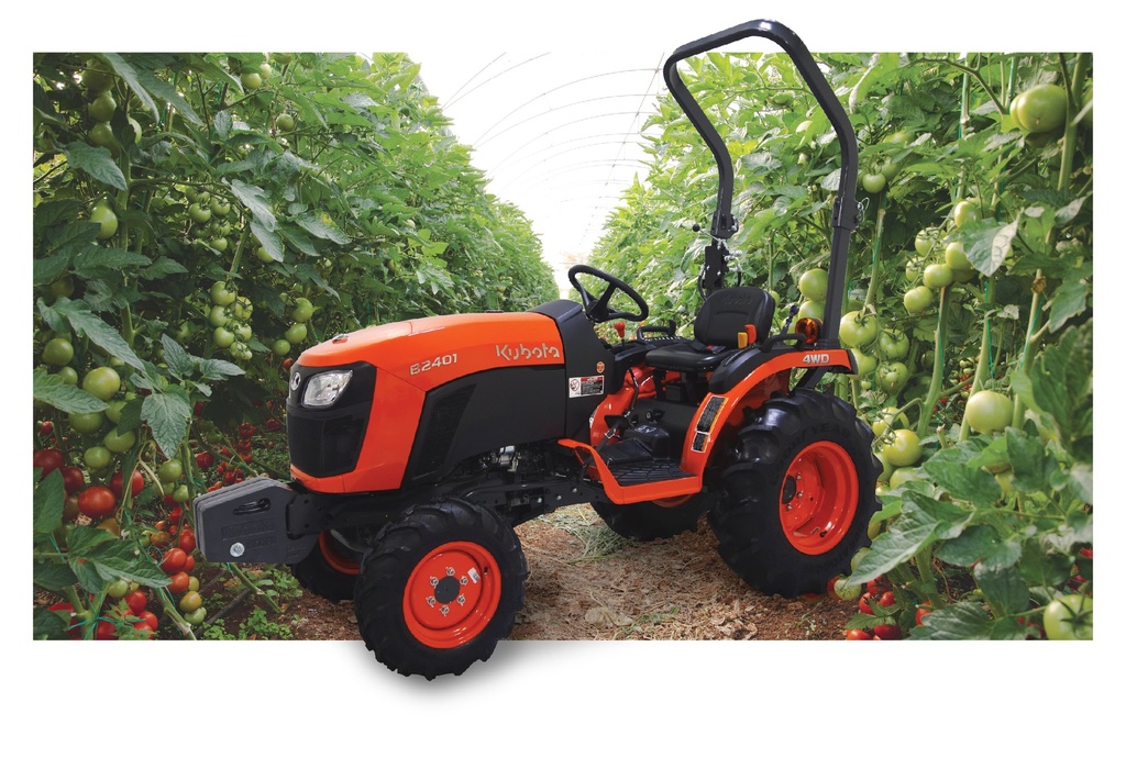 TRACTOR B2401DN-MX NARROW KUBOTA (Sin Toldo, Sin  Contrapeso Ad., Sin Kit Ad.)
